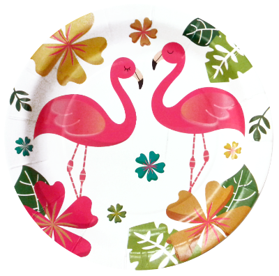 Compra Plato Redondo 6" Flamingo *10 Unidades en Partymax. Bogotá. Imagen #1.