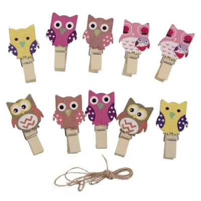 Compra Ganchos Decorativos Mini Búhos en Partymax. Bogotá. Imagen #1.