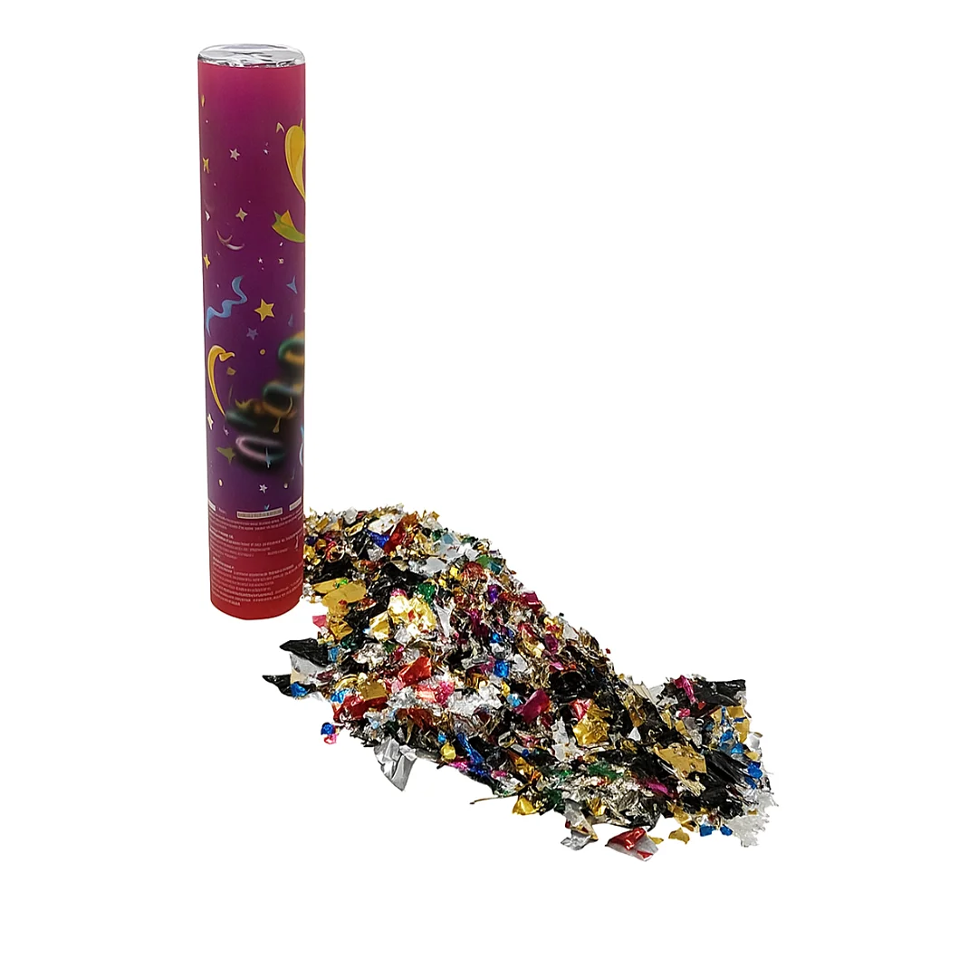 Compra Lanza Confetti Tiras de Papel Metalizadas 30 Cms en Partymax. Bogotá. Imagen #1.