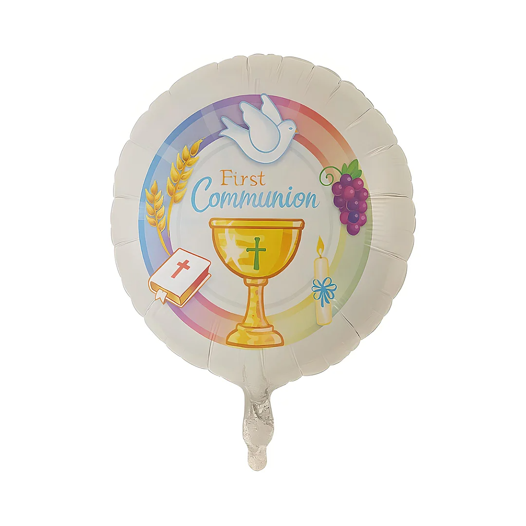 Compra Globo Metalizado Mi Primera Comunion Plateado en Partymax. Bogotá. Imagen #1.