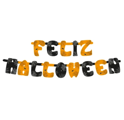 Compra Guirnalda Feliz Halloween Arañitas En Carton *1 Unidad en Partymax. Bogotá. Imagen #1.