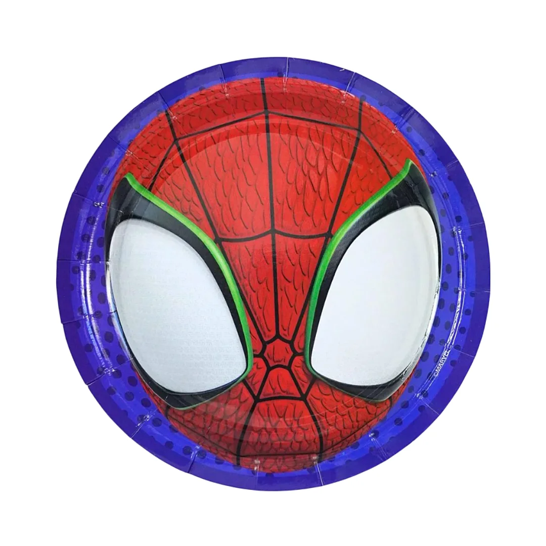 Compra aquí Plato Redondo 7" Spidey *10 Unidades #1