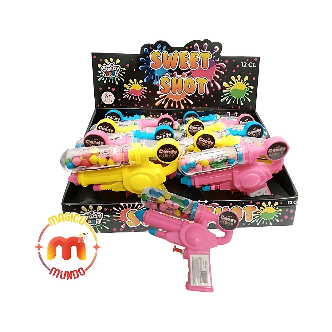 Compra Juguete Candy Pistola Display *12 Unidades en Partymax. Bogotá. Imagen #1.