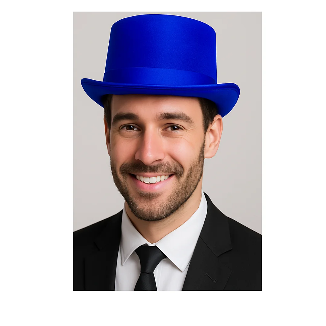 Compra Sombrero Copa Alta Azul en Partymax. Bogotá. Imagen #2.