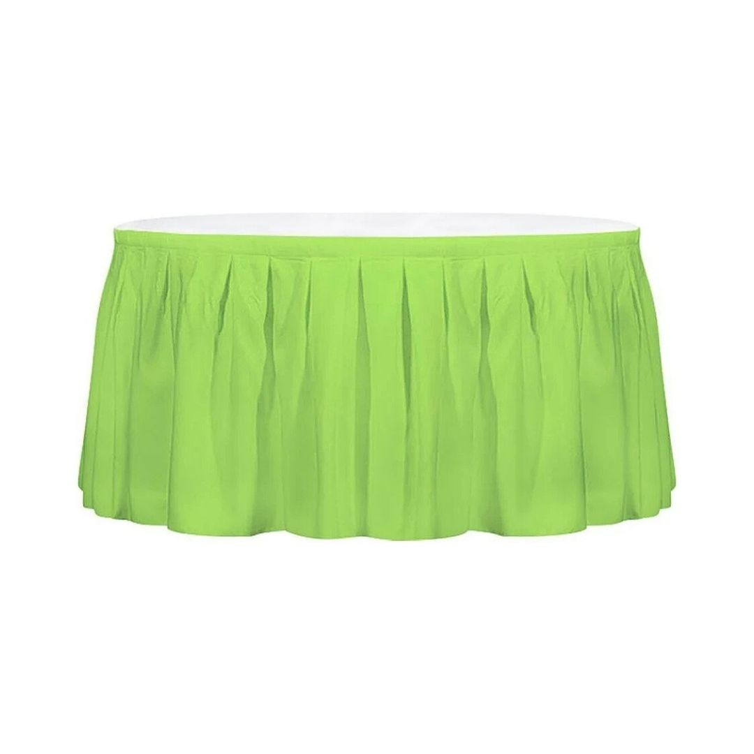 Compra Faldon Plastico Verde Lima en Partymax. Bogotá. Imagen #1.