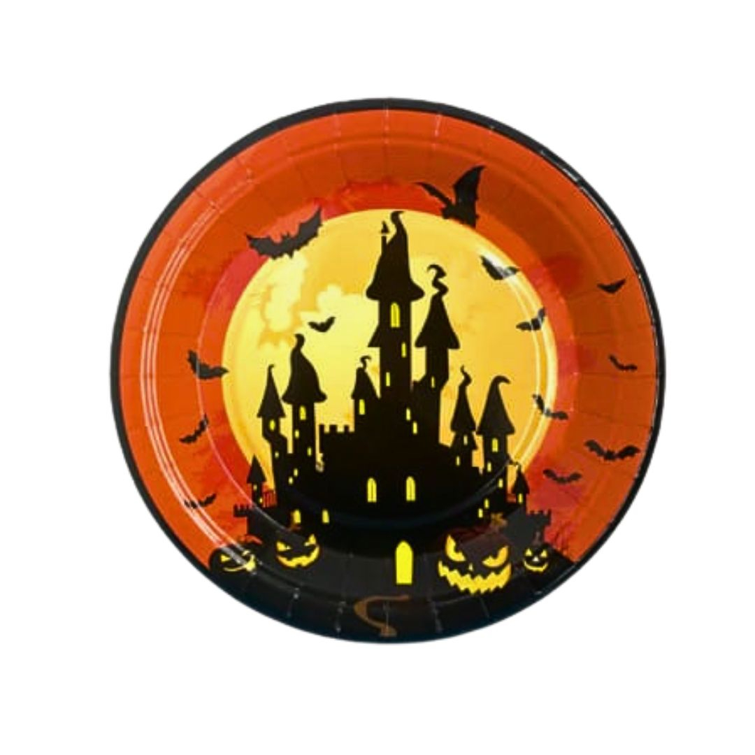 Compra Plato 7´ Redondo Casa Embrujada *10 Unidades en Partymax. Bogotá. Imagen #1.