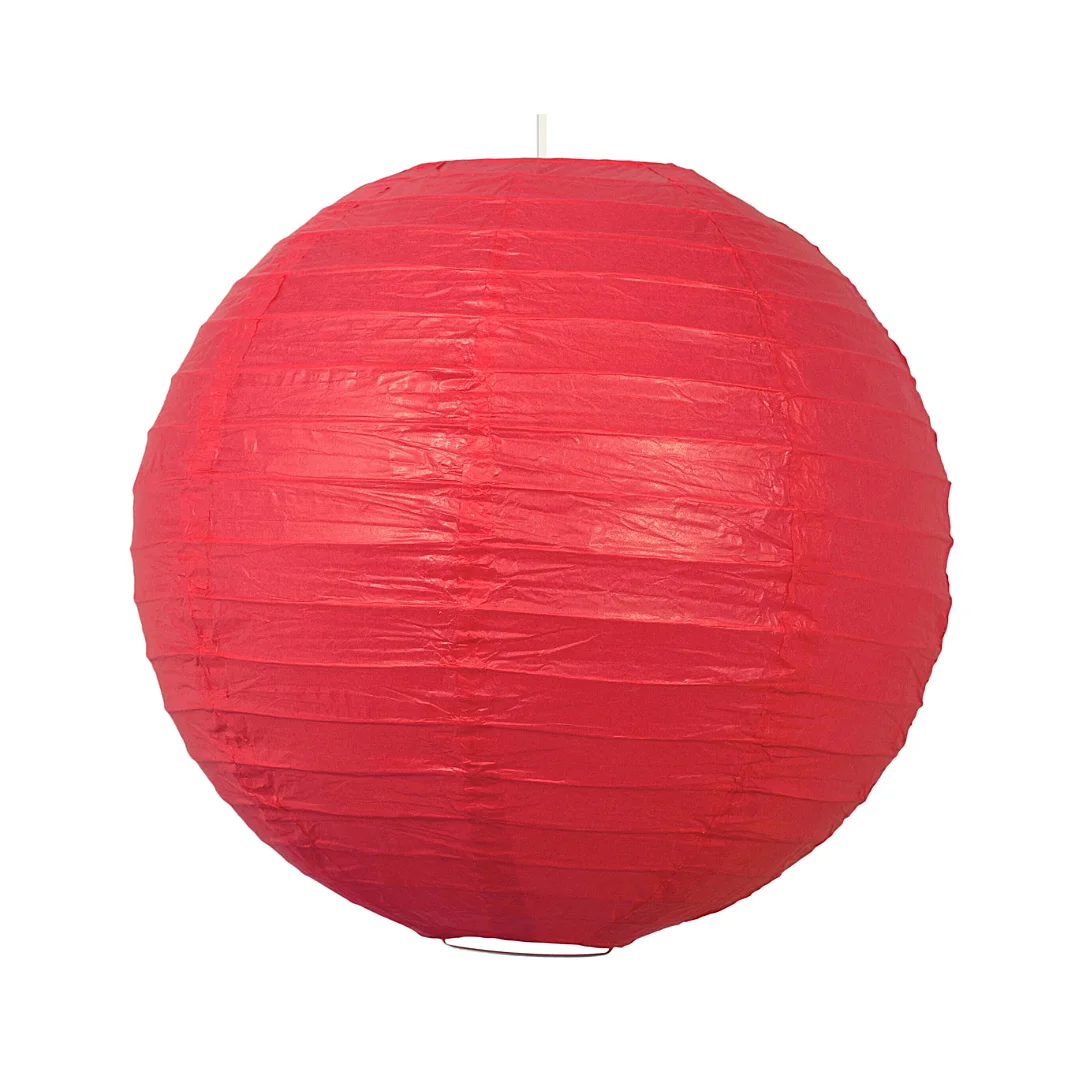 Compra aquí Globo Chino de Papel 30 Cms Rojo #1