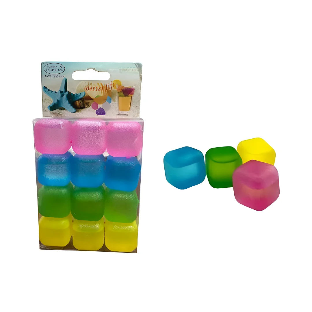 Compra Cubos de Hielo Neon Surtido *12 Unidades en Partymax. Bogotá. Imagen #1.