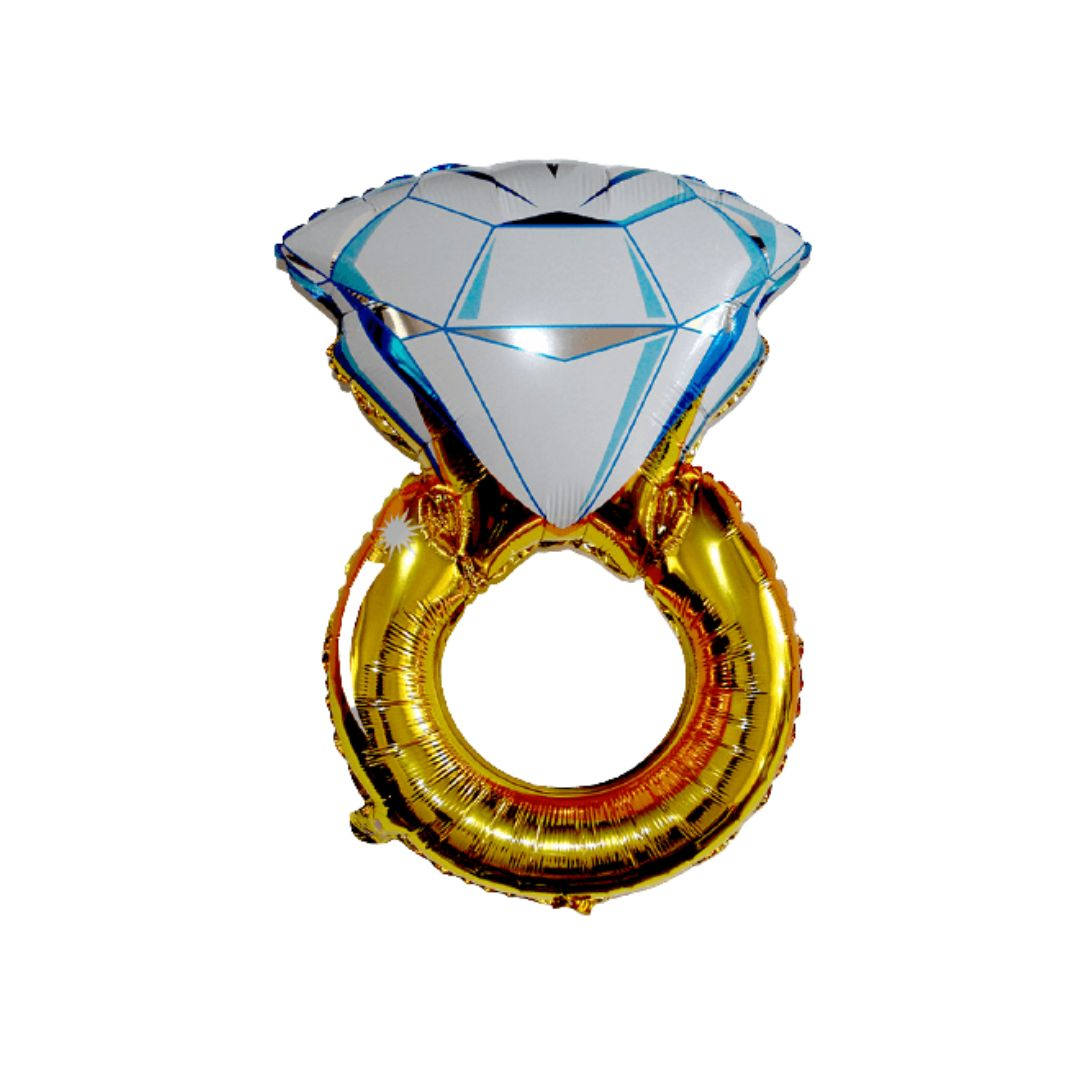 Compra Globo Metalizado Anillo Dorado en Partymax. Bogotá. Imagen #1.