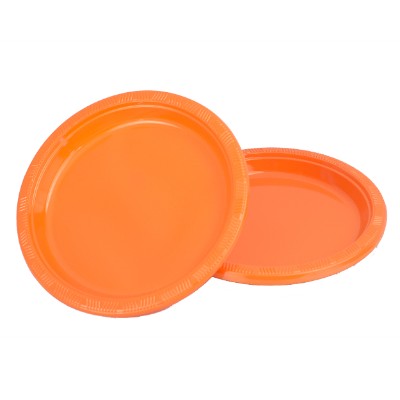 Compra Plato Plástico 9" Naranja *10 Unidades en Partymax. Bogotá. Imagen #1.