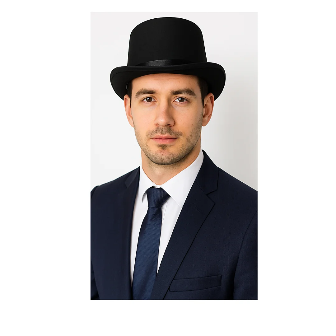 Compra Sombrero Copa Alta Negro en Partymax. Bogotá. Imagen #2.