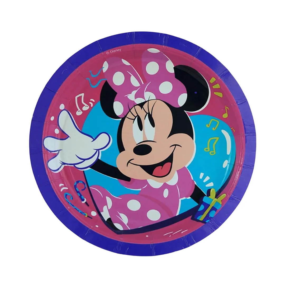 Compra Plato Redondo 7" Minnie * 10 Unidades en Partymax. Bogotá. Imagen #1.
