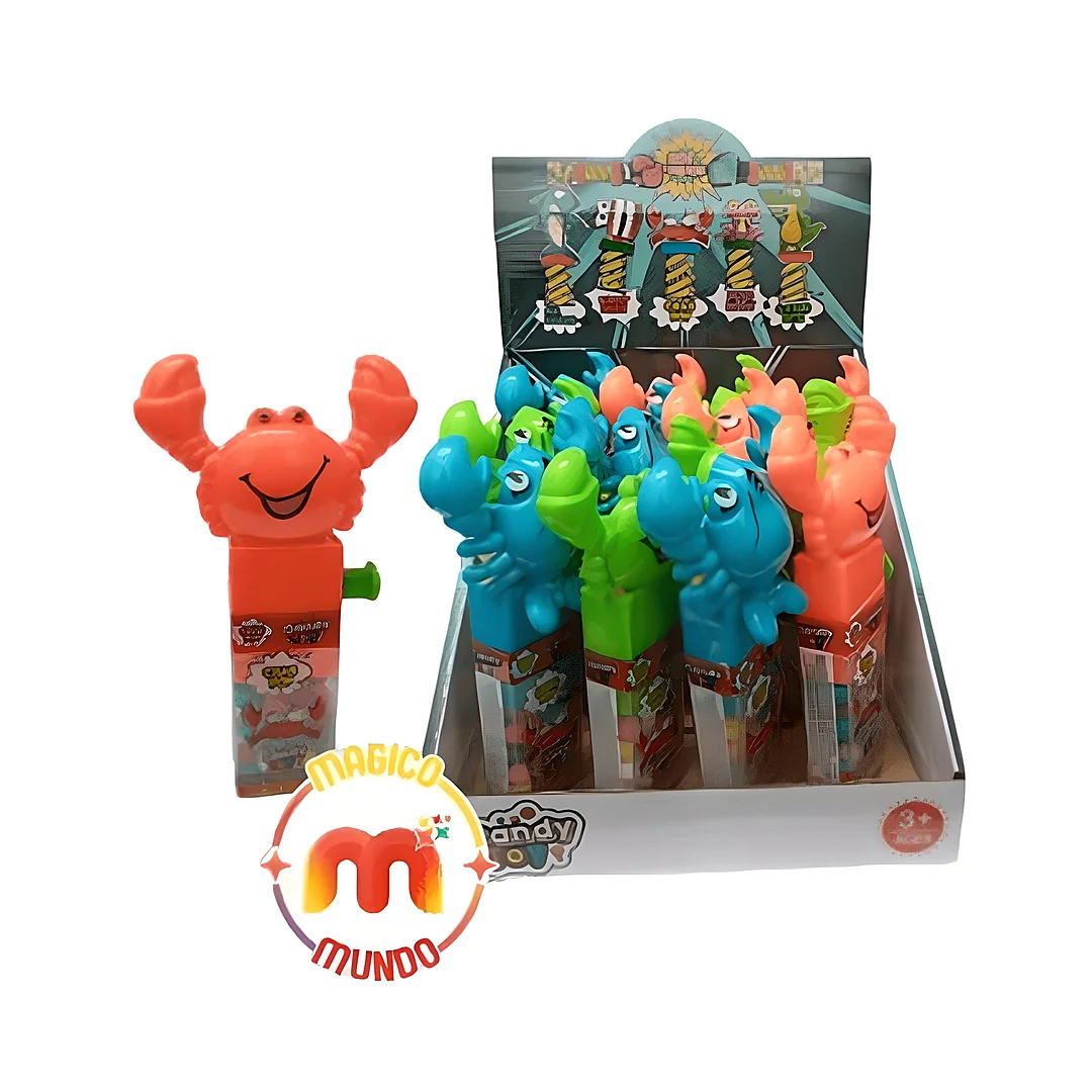 Compra Juguete Candy Toy Cangrejo Display *12 Unidades en Partymax. Bogotá. Imagen #1.