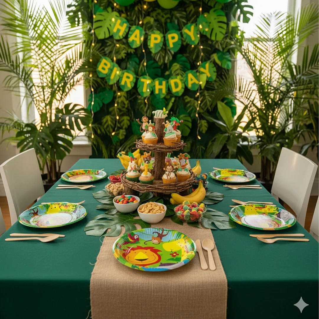 Compra Plato Redondo 7" Selva * 10 Unidades en Partymax. Bogotá. Imagen #2.