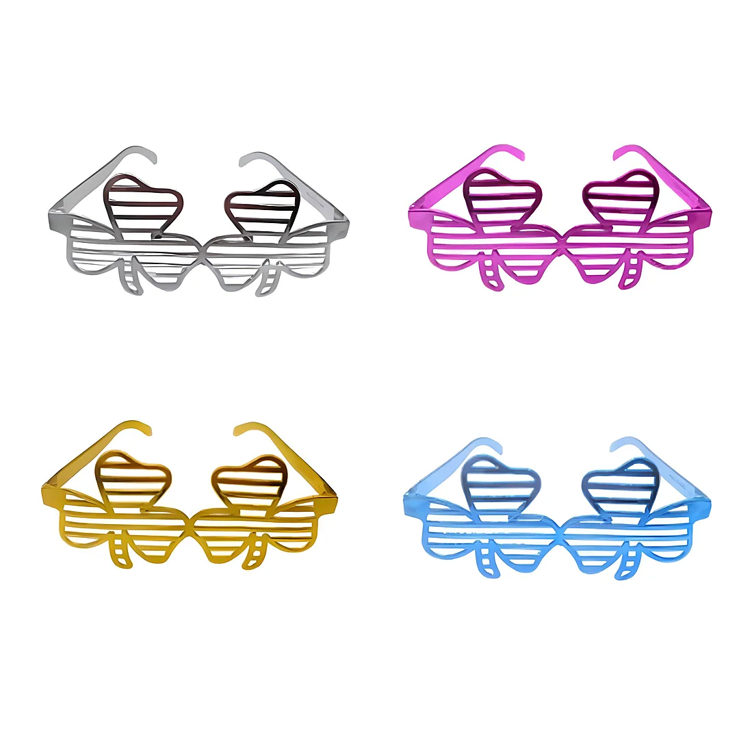 Compra Gafas Estilo Trebol Metalizado Paga 4 Y Lleva 6 en Partymax. Bogotá. Imagen #1.