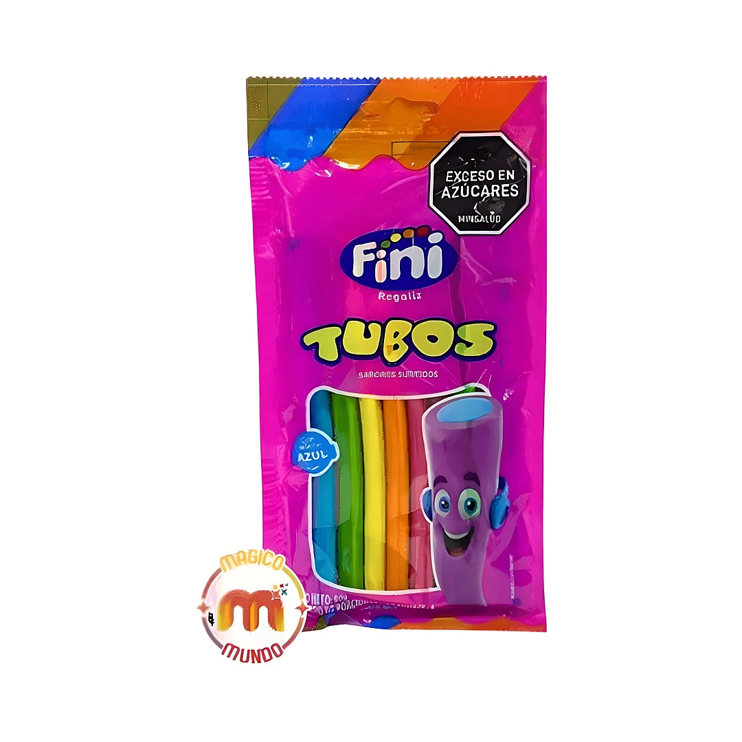 Compra Goma Fini Tubos Lisos Sabores Surtidos *12 Unidades en Partymax. Bogotá. Imagen #1.