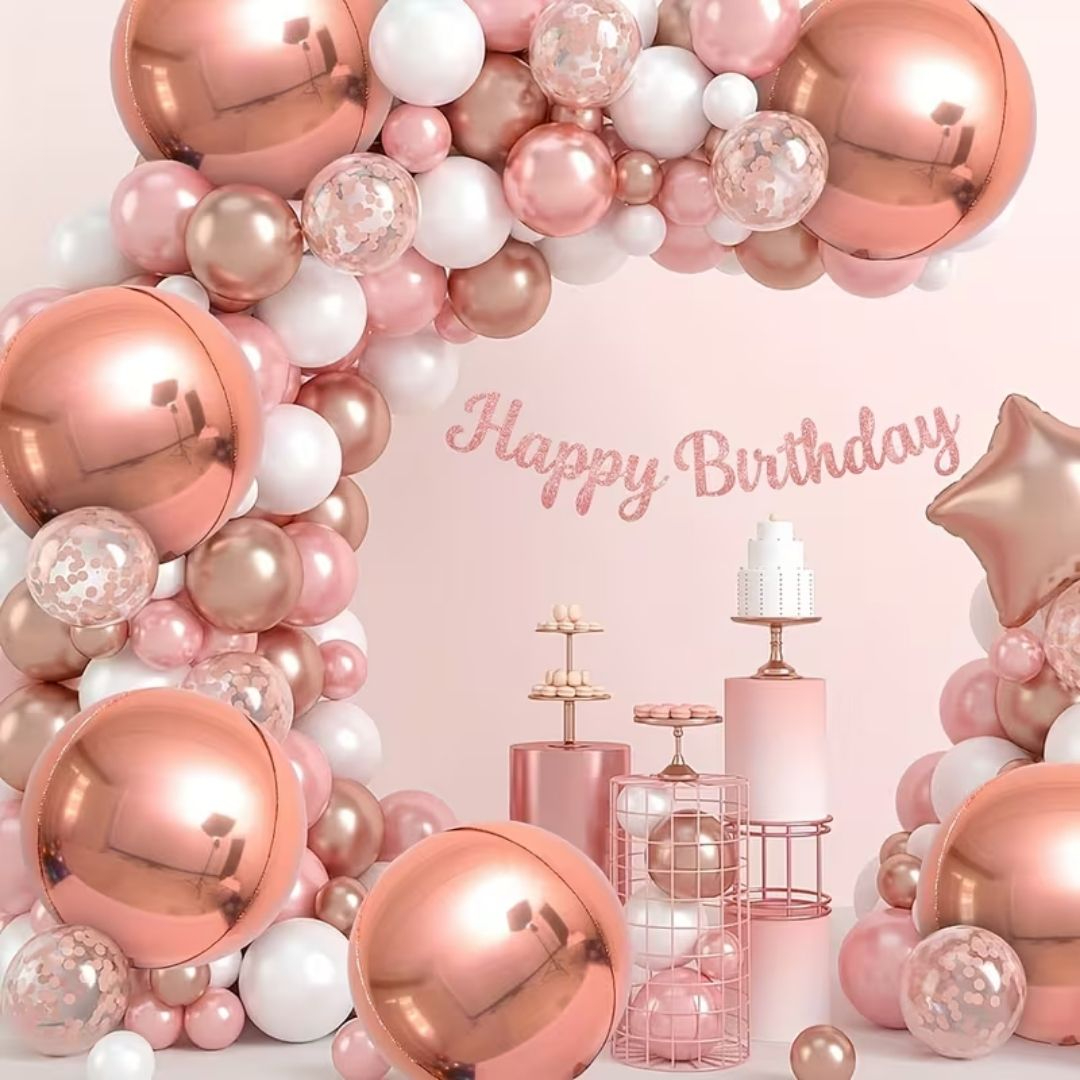 Compra Globo Orbz de 30Cm Oro Rosa *6 Unidades en Partymax. Bogotá. Imagen #2.