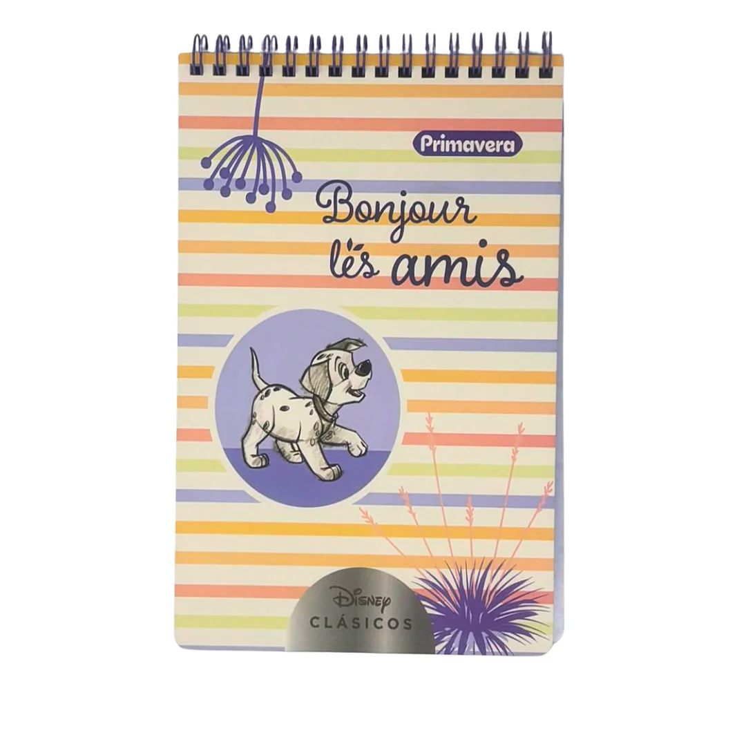 Compra Cuaderno Rayado Argollado Vertical 101 Dalmatas *80 Hojas en Partymax. Bogotá. Imagen #1.