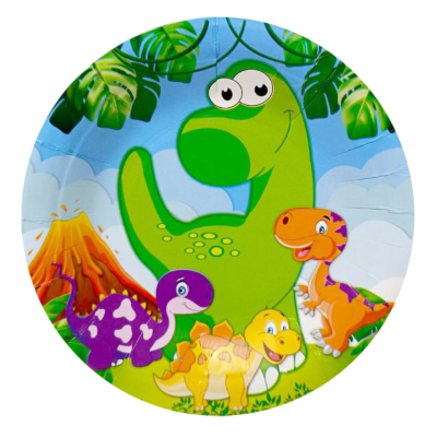 Compra Plato Redondo 6" Dino Surtido *10 Unidades en Partymax. Bogotá. Imagen #8.