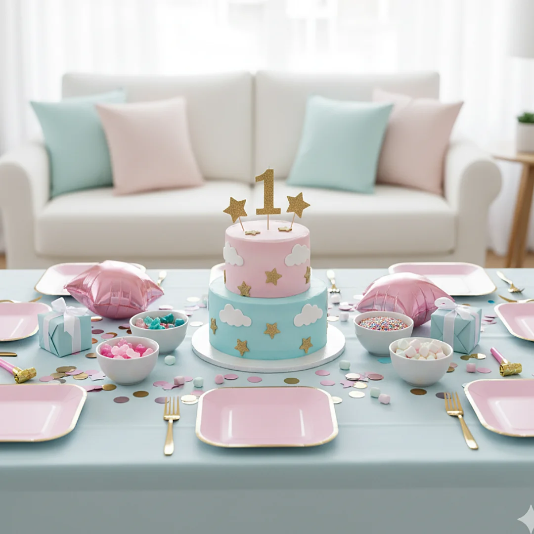 Compra Plato Cuadrado Pequeño 6" Rosado Pastel *10 Unidades en Partymax. Bogotá. Imagen #2.