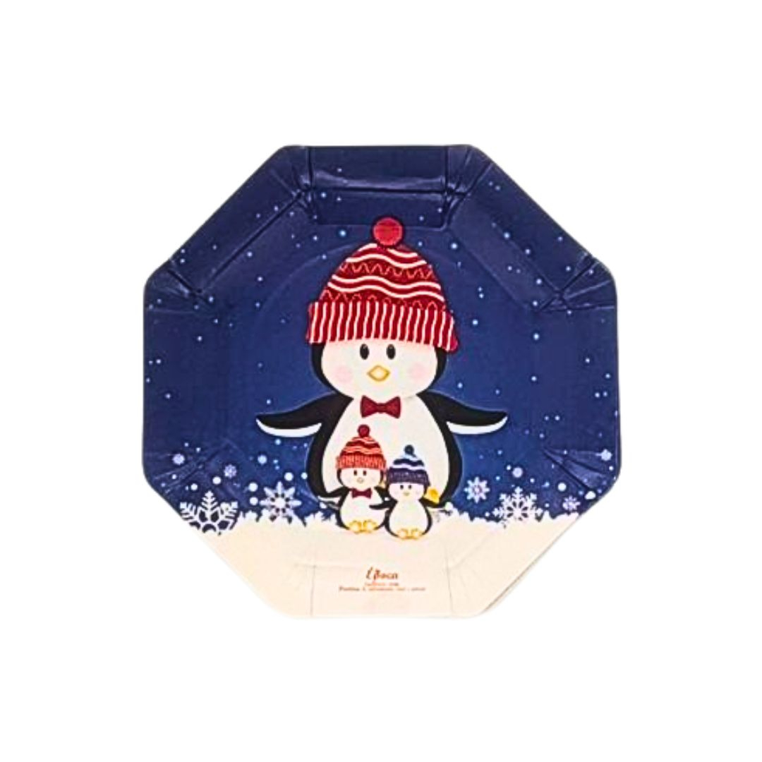 Compra Plato Hexagonal Pinguino *12 Unidades en Partymax. Bogotá. Imagen #1.