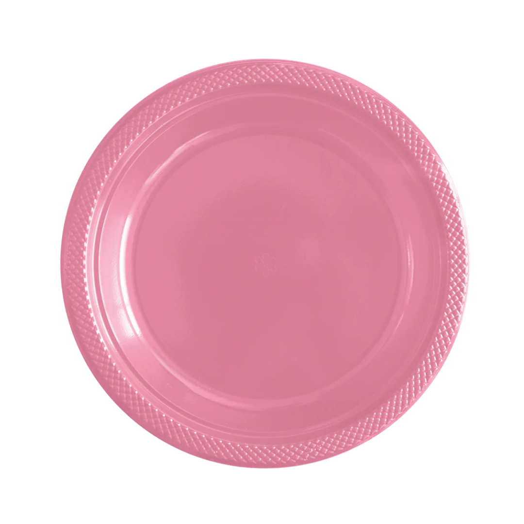 Compra Plato Plástico 9" Rosado *10 Unidades en Partymax. Bogotá. Imagen #1.