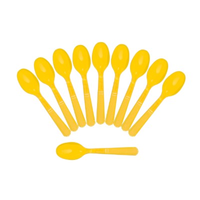 Compra Cuchara Amarilla * 10 Unidades en Partymax. Bogotá. Imagen #1.