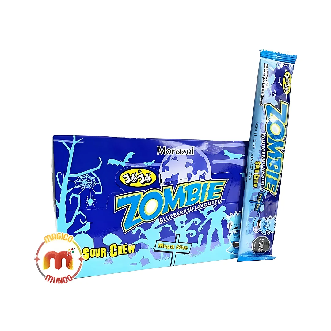 Compra Dulce Jojo Zombie Fruna Blueberry Mega Size Display *20 Unidades en Partymax. Bogotá. Imagen #1.