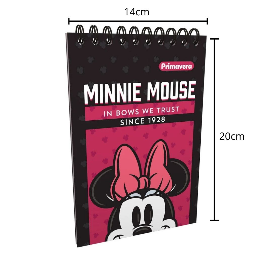 Compra Cuaderno Rayadp Argollado Minnie Since 1928 *80 Hojas en Partymax. Bogotá. Imagen #2.