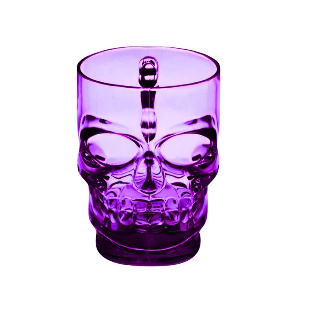 Compra Vaso Cerveza Calavera Morado en Partymax. Bogotá. Imagen #1.