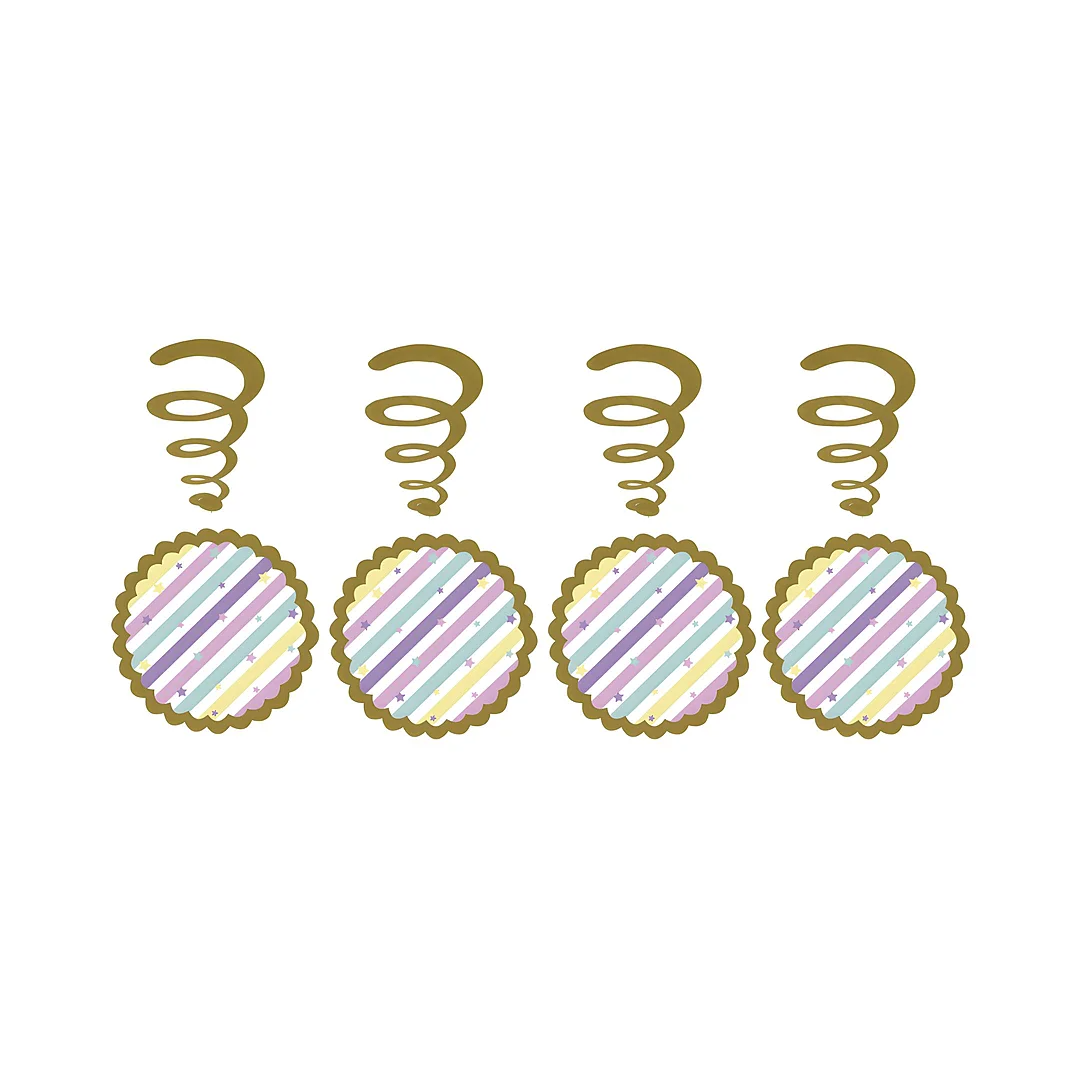 Compra Espiral Rayas Pastel *4 Unidades en Partymax. Bogotá. Imagen #1.