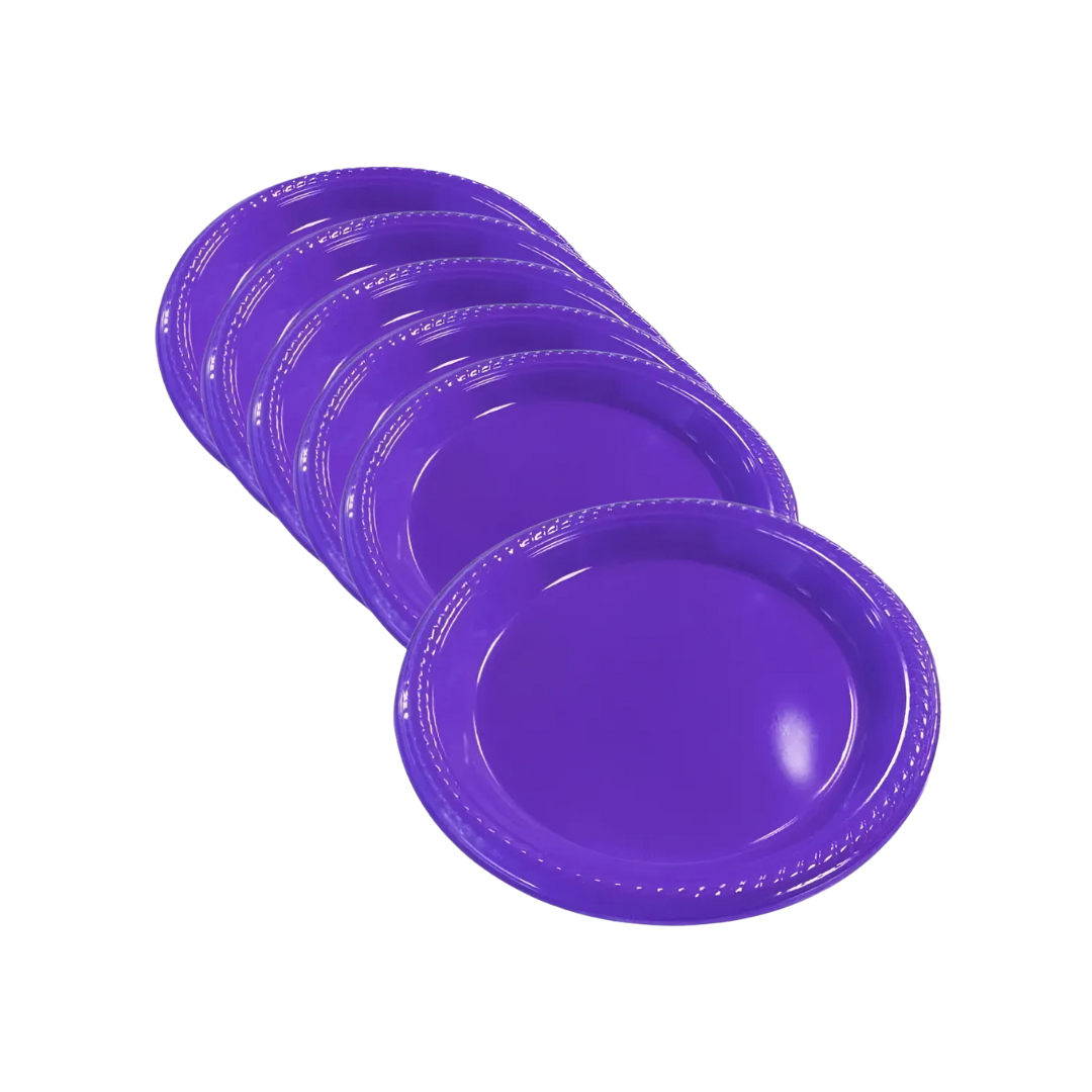 Compra Plato Plástico 6" Morado *10 Unidades en Partymax. Bogotá. Imagen #1.