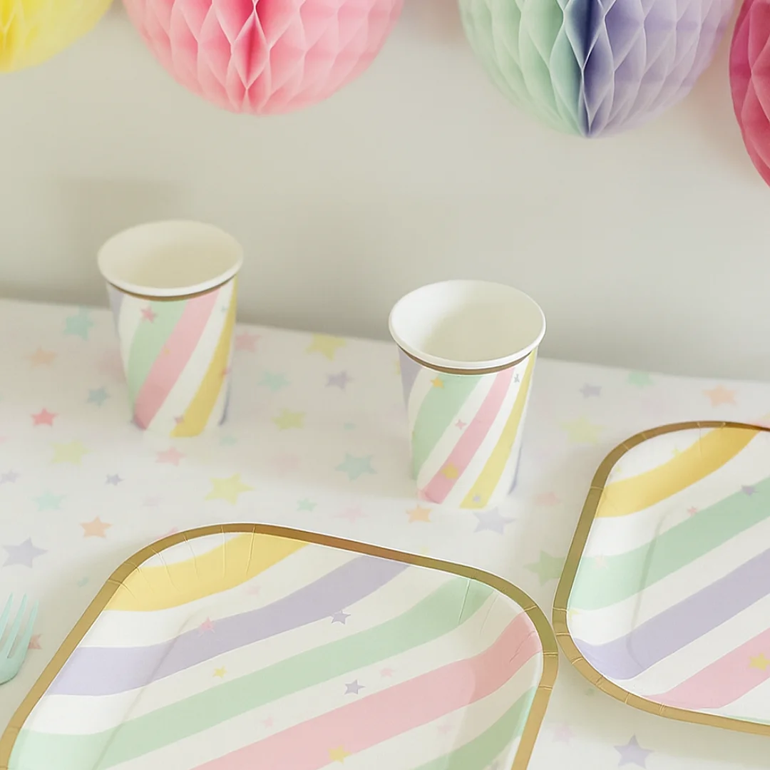 Compra Vaso 9 Onzas Rayas Pastel *10 Unidades en Partymax. Bogotá. Imagen #2.