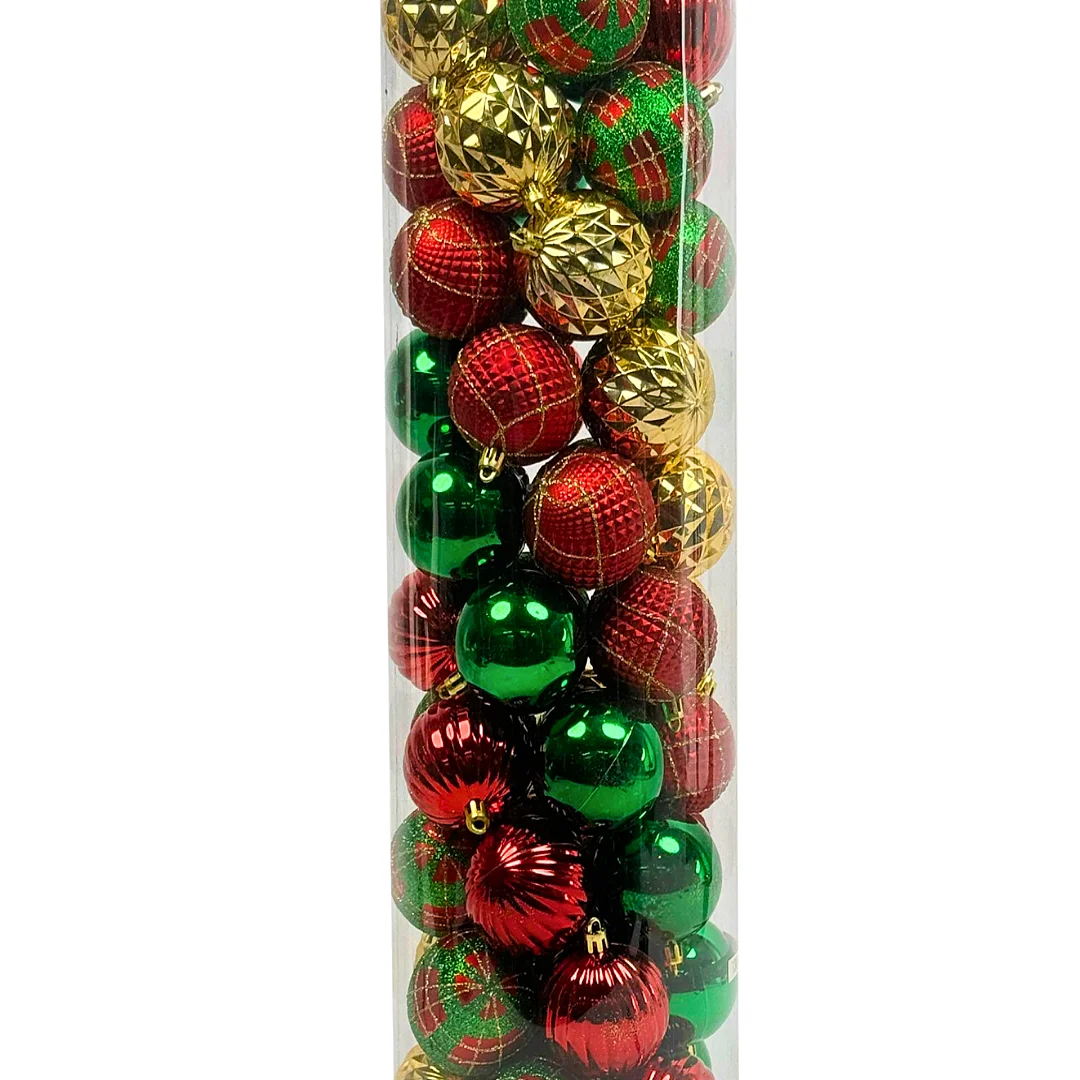 Compra Juego de Bolas Rojo-Dorado -Verde *50Piezas en Partymax. Bogotá. Imagen #2.