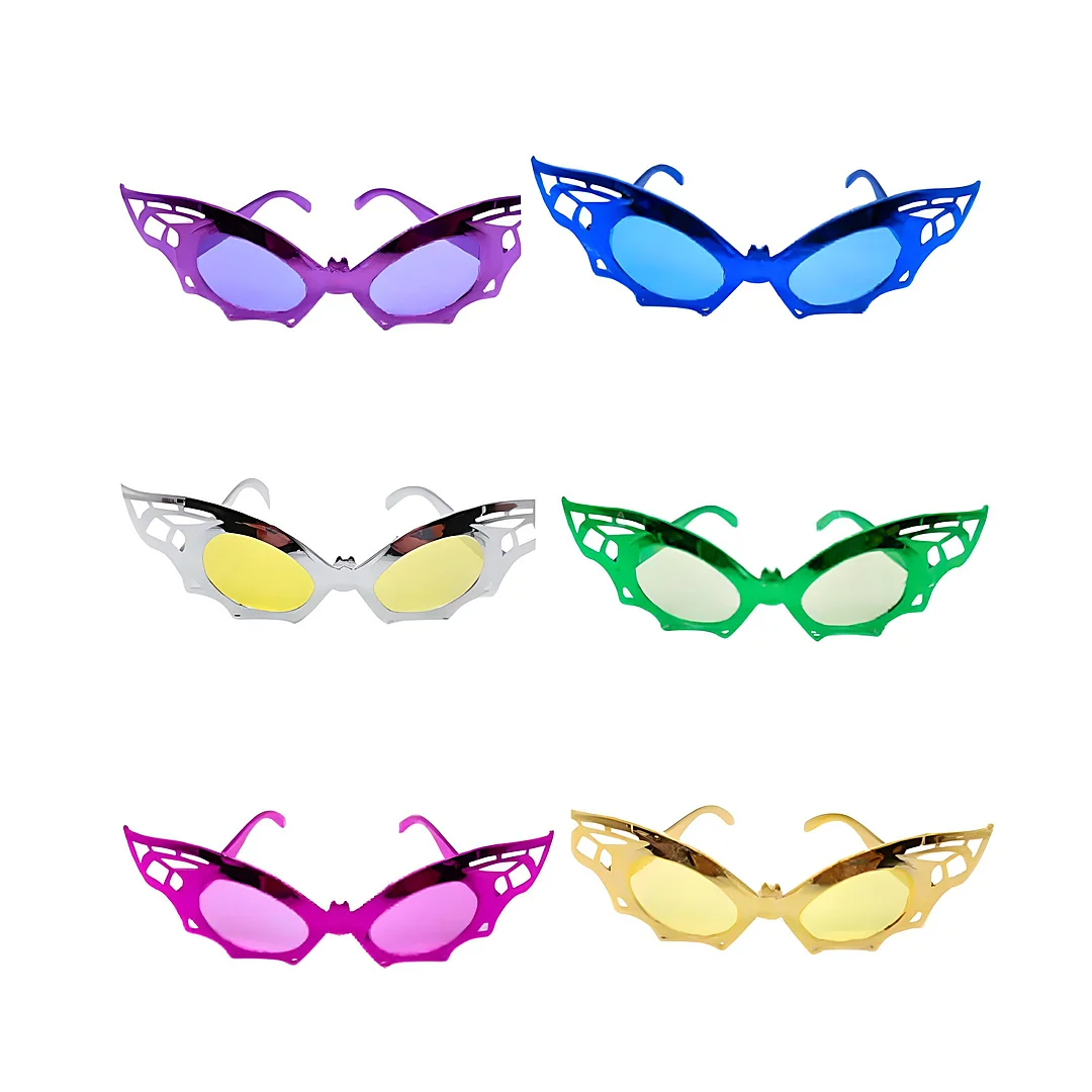 Compra Gafas Estilo Murcielago Metalizado Paga 5 Y Lleva 6 en Partymax. Bogotá. Imagen #1.
