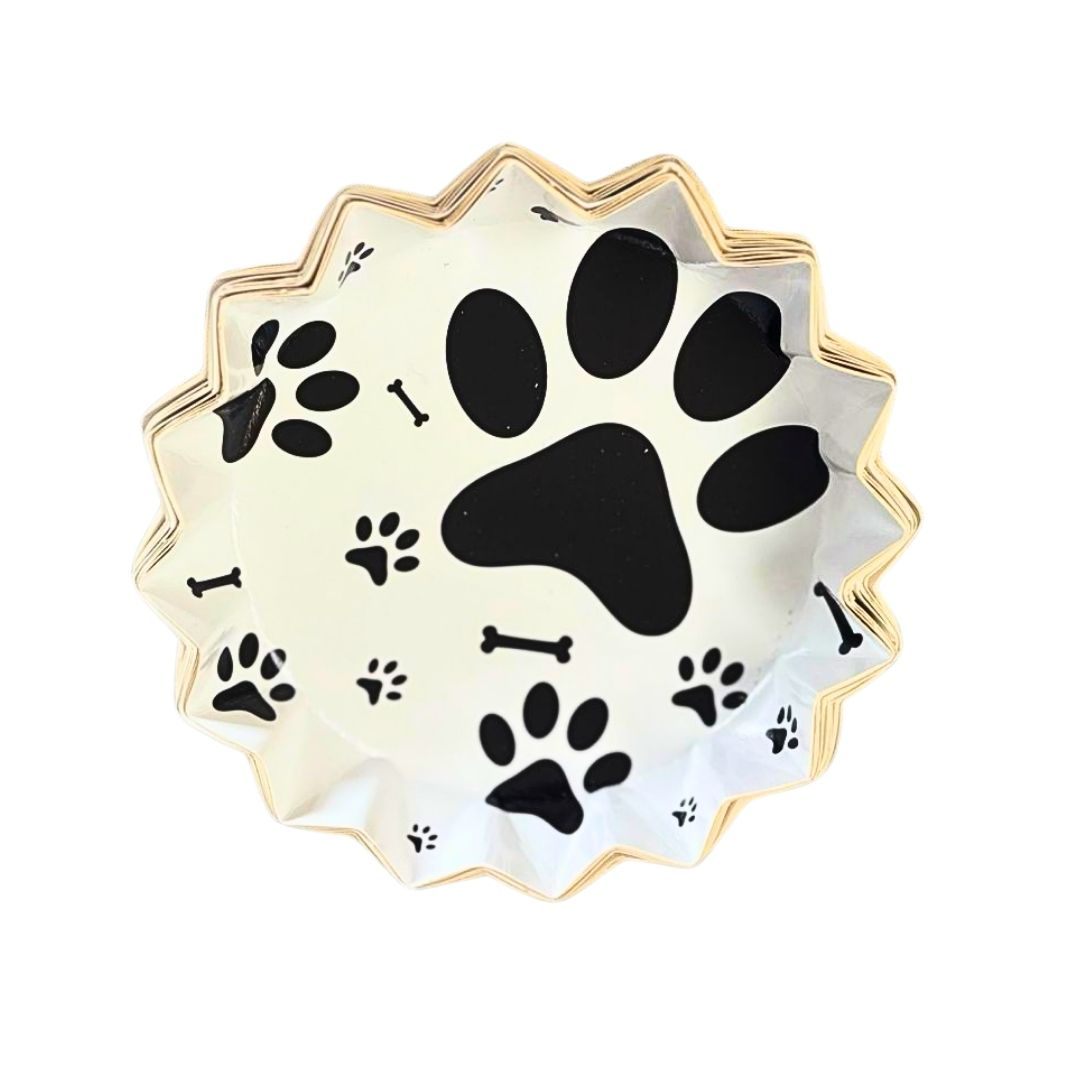 Compra Plato Estrella Huellitas *12 Unidades en Partymax. Bogotá. Imagen #1.