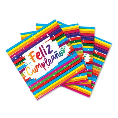 Compra Servilletas Pequeña de Feliz Cumpleaños Festivo * 16 Unidades en Partymax. Bogotá. Imagen #1.