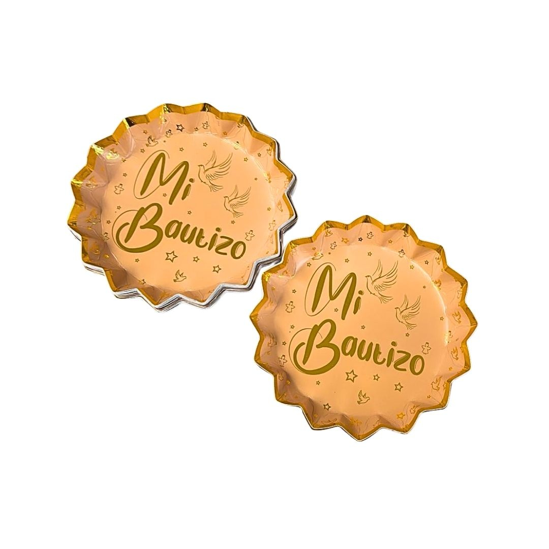 Compra Plato Estrella Curuba Mi Bautizo*12 Unidades en Partymax. Bogotá. Imagen #2.
