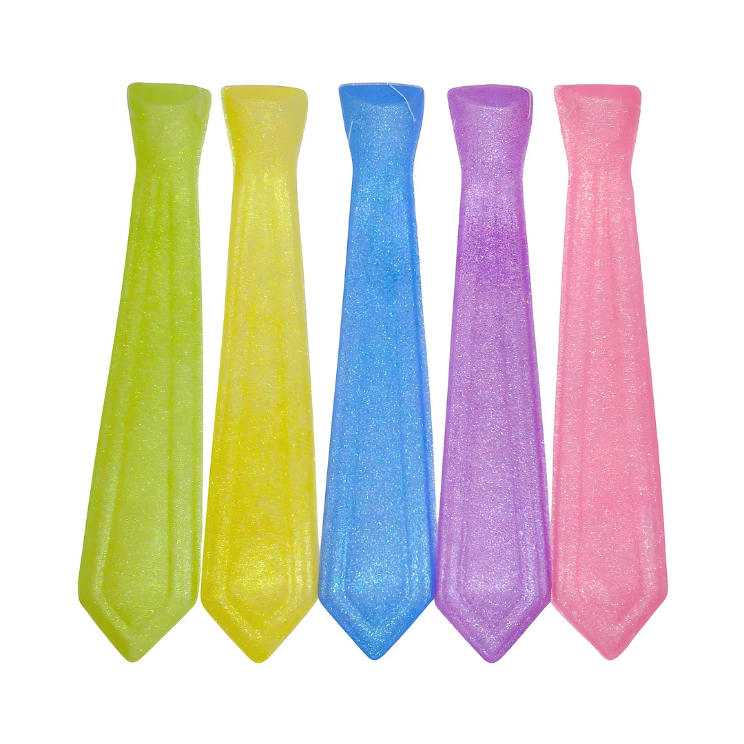 Compra Corbata Escarchada Larga Neón Surt * 12 Unidades en Partymax. Bogotá. Imagen #1.