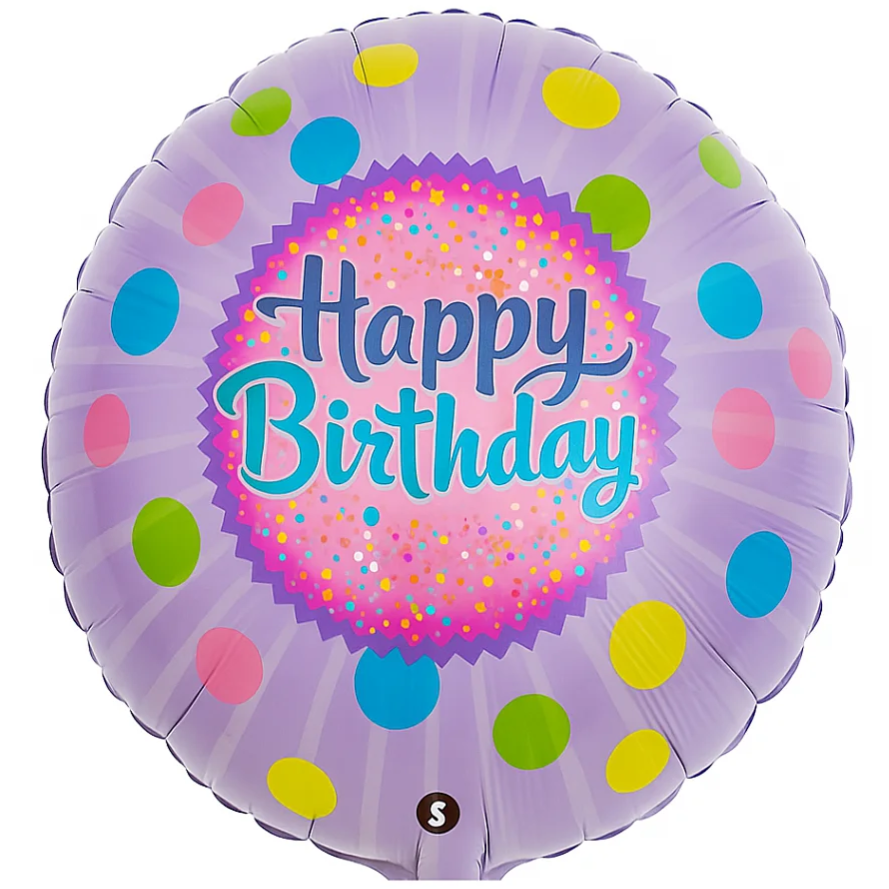 Compra Globo Happy Birthday Colores Pasteles en Partymax. Bogotá. Imagen #1.