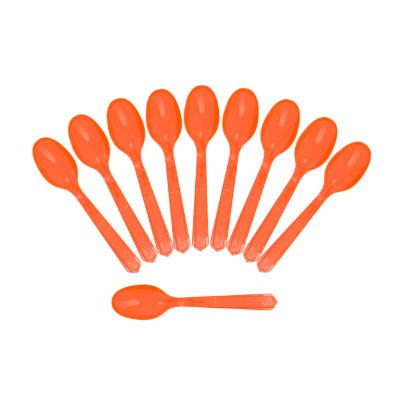 Compra Cuchara Naranja * 10 Unidades en Partymax. Bogotá. Imagen #1.