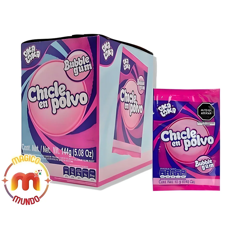 Compra Oka Loka Chicle Polvo *12 Unidades en Partymax. Bogotá. Imagen #1.