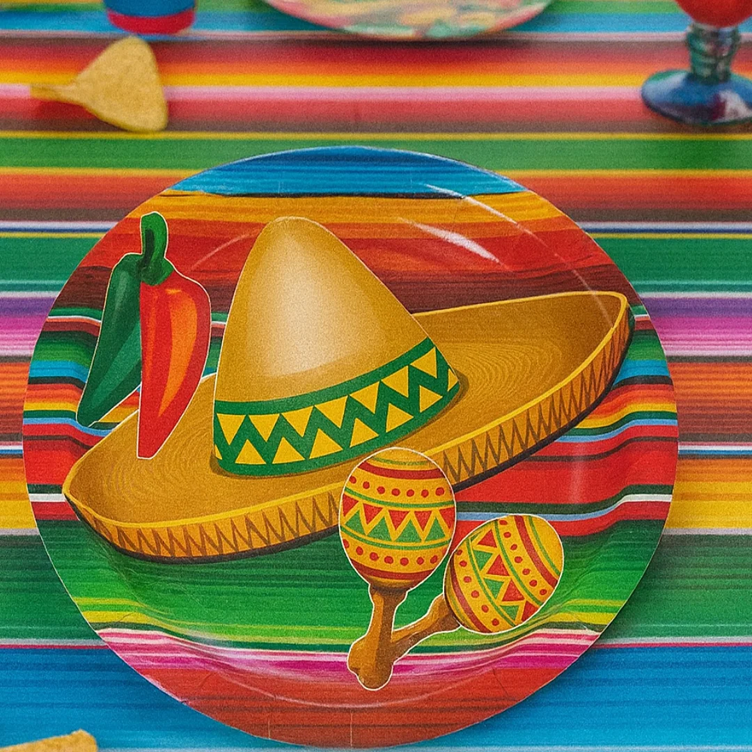 Compra Plato Redondo Mexicano *10 Unidades en Partymax. Bogotá. Imagen #3.