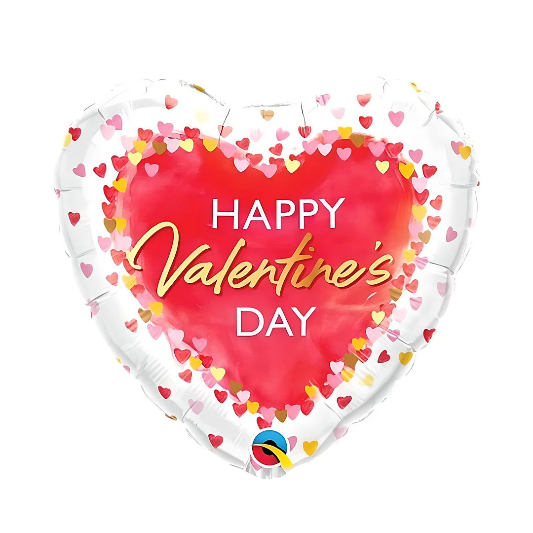 Compra Globo Corazón Happy Valentine'S Dorado Y Rojo en Partymax. Bogotá. Imagen #1.
