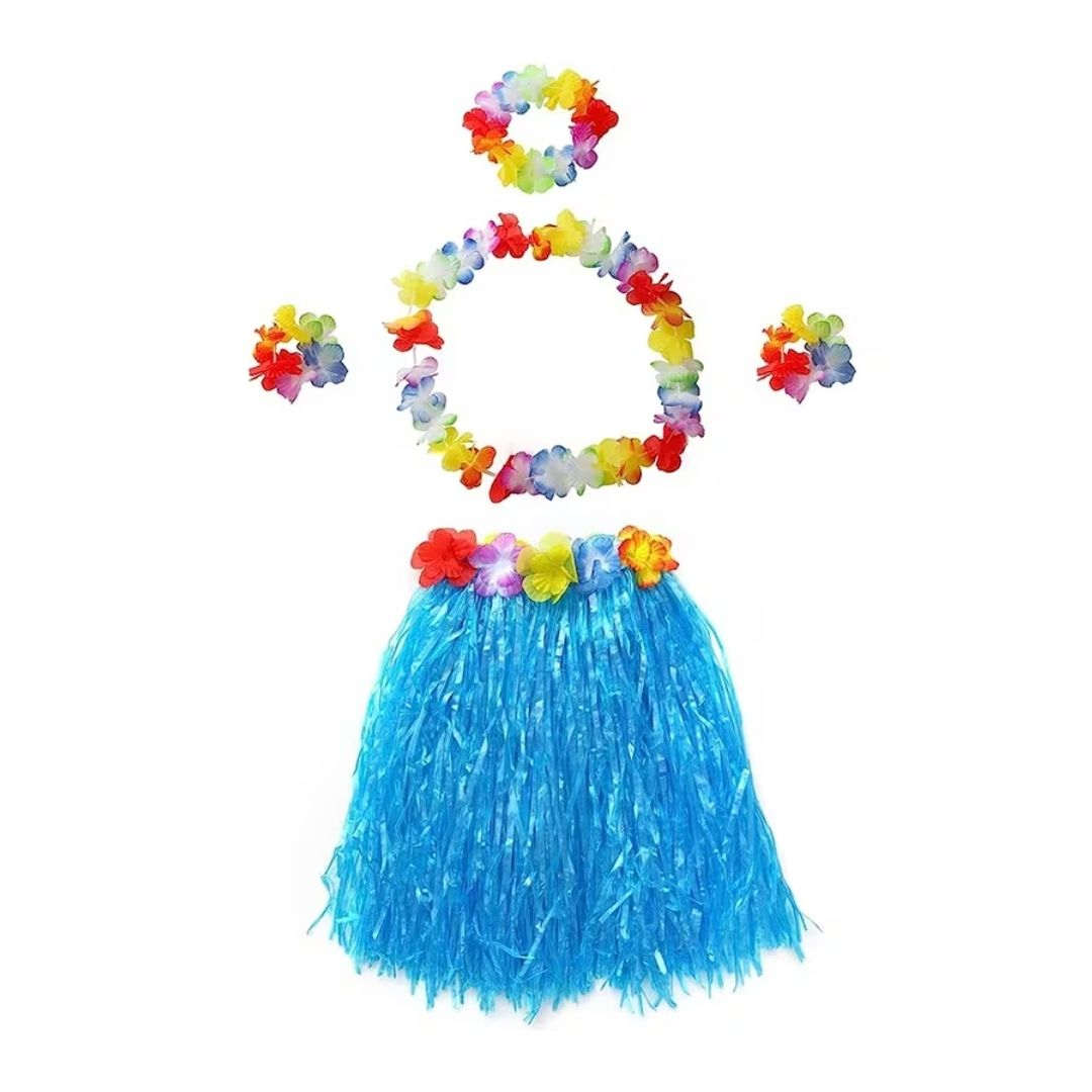 Compra Falda Hawaiana Infantil para Niña Con Kt Tropical en Partymax. Bogotá. Imagen #2.