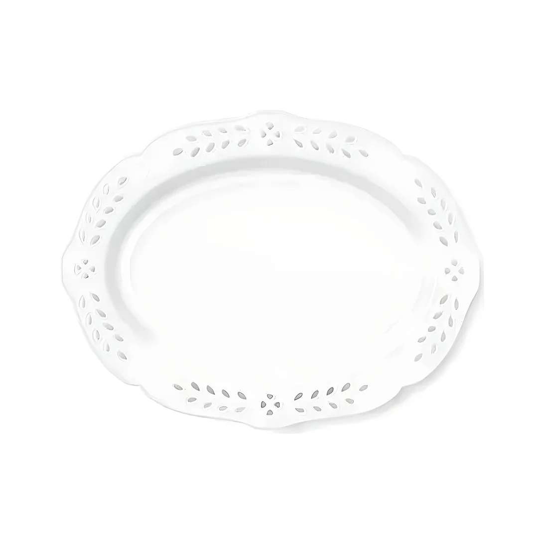 Compra Bandeja Arabescos Blanca *6 Unidades en Partymax. Bogotá. Imagen #1.