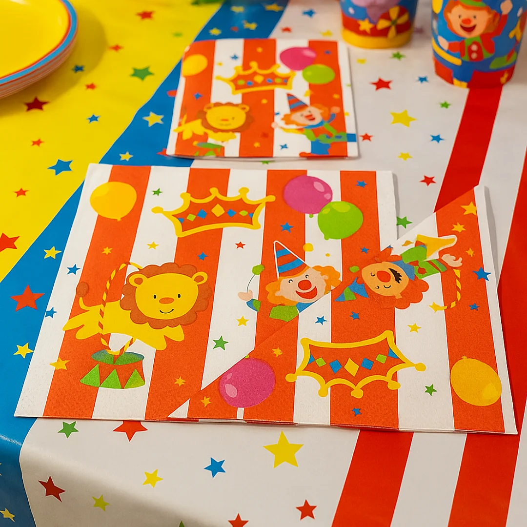 Compra Servilletas Circo * 20Unidades en Partymax. Bogotá. Imagen #2.