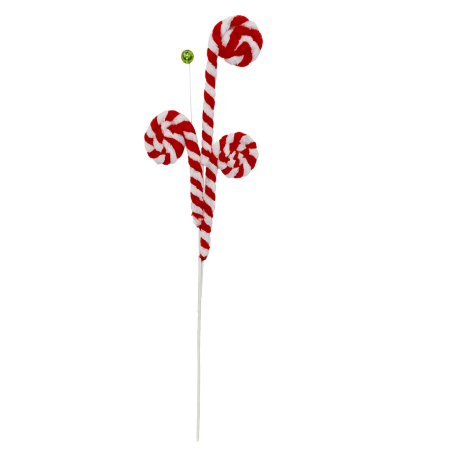Compra Pick Navideño Baston Caramelo Blanco -Rojo en Partymax. Bogotá. Imagen #1.