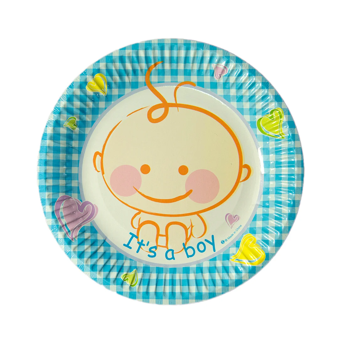 Compra Plato Redondo 7" It'S A Boy *10 Unidades en Partymax. Bogotá. Imagen #1.