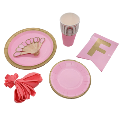 Compra Kit Cumpleaños *6 Piezas Rosa Pastel en Partymax. Bogotá. Imagen #2.